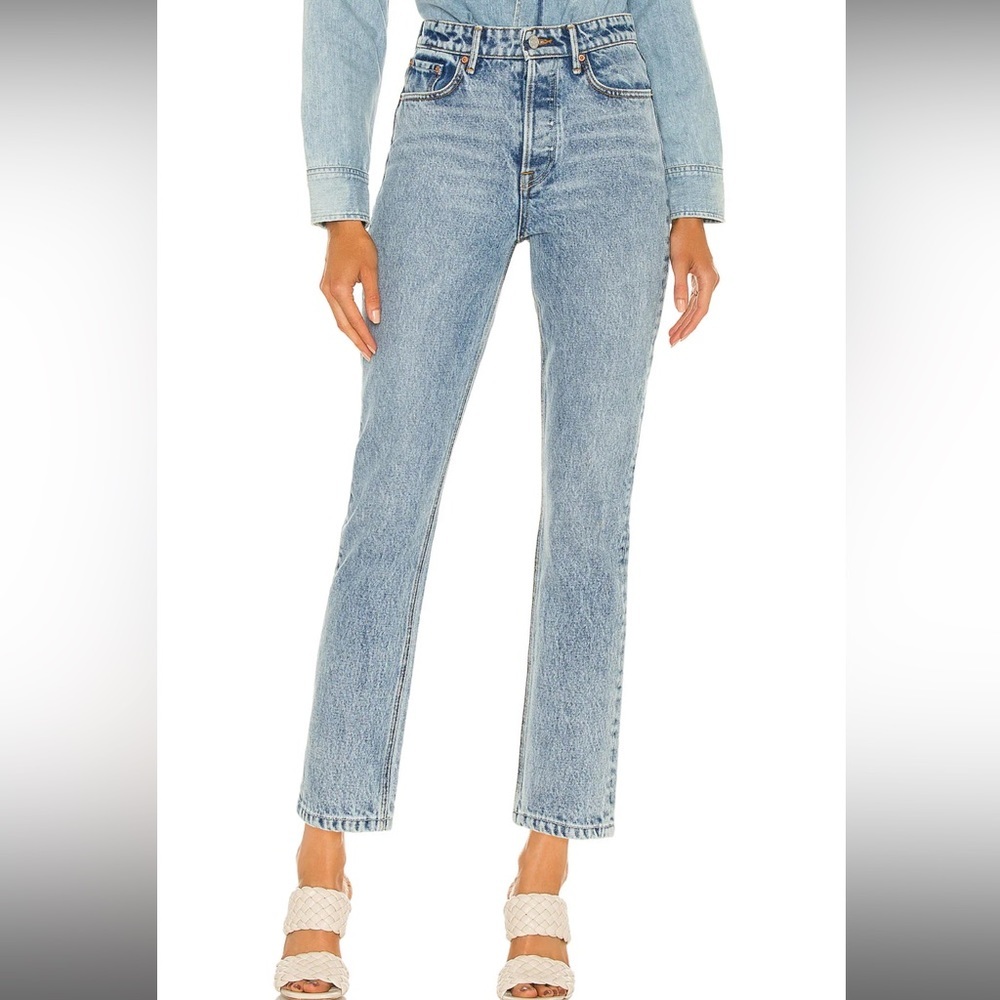 GRLFRND Karolina High Rise Denim Jeans Size 26 Run Small